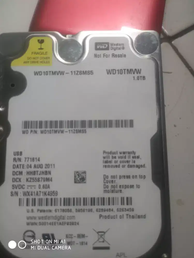 Mypassport WD 1tb bunyi nyit nyit