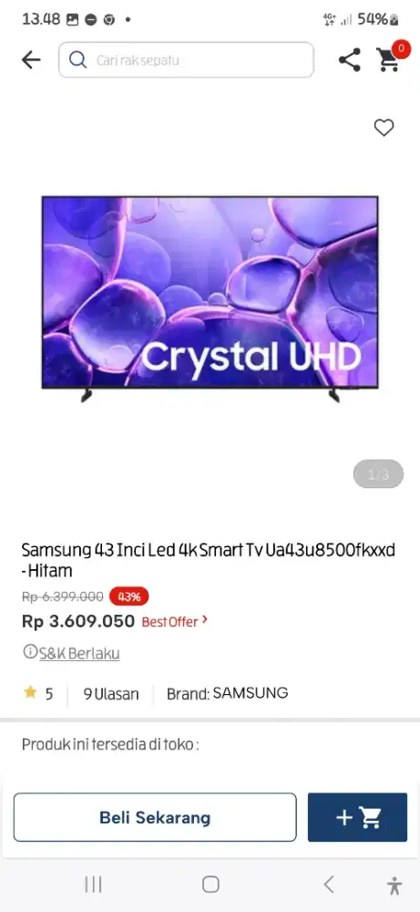 SAMSUNG LED SMART 43 INCI