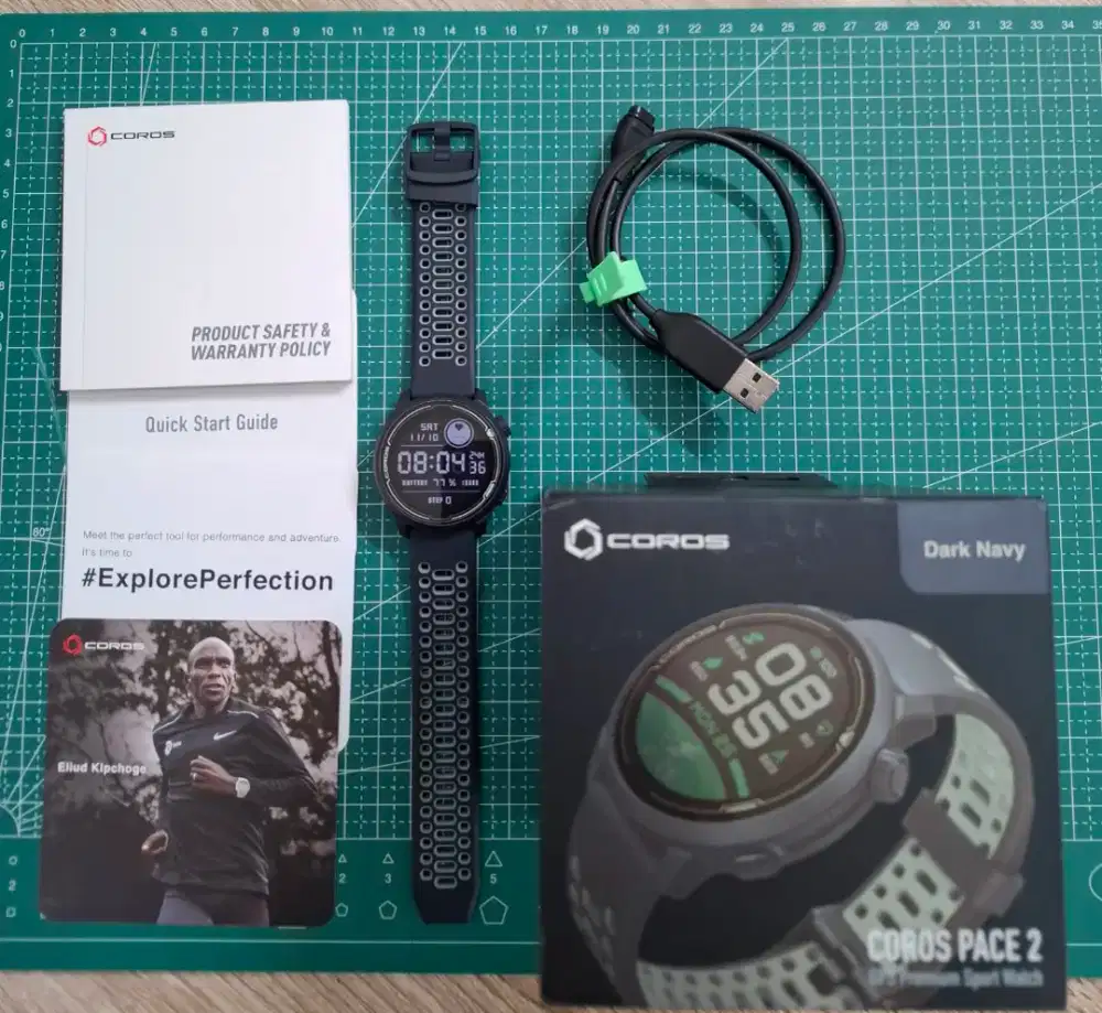 Preloved Coros Pace 2 Dark Navy (Full Set) Garmin, Suunto Apple watch