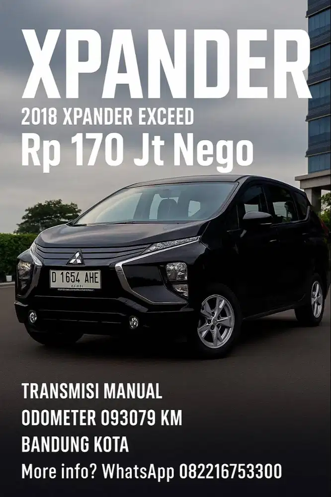 XPANDER EXCEED 2018 MANUAL KOTA BANDUNG