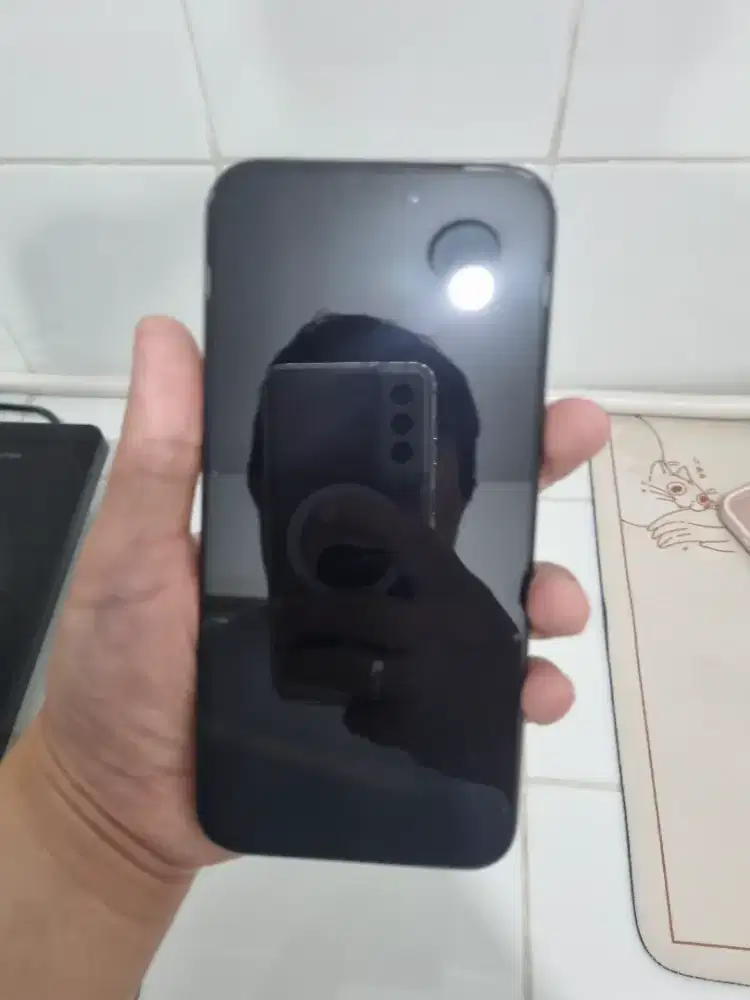 Di jual Iphone 15 Pro Max black 256GB FULLSET IBOX