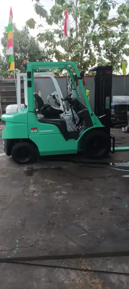 Forklift Mitsubishi 2,5 Ton,Manual,Tiang Fullfreelift,S4S,Tahun 2018
