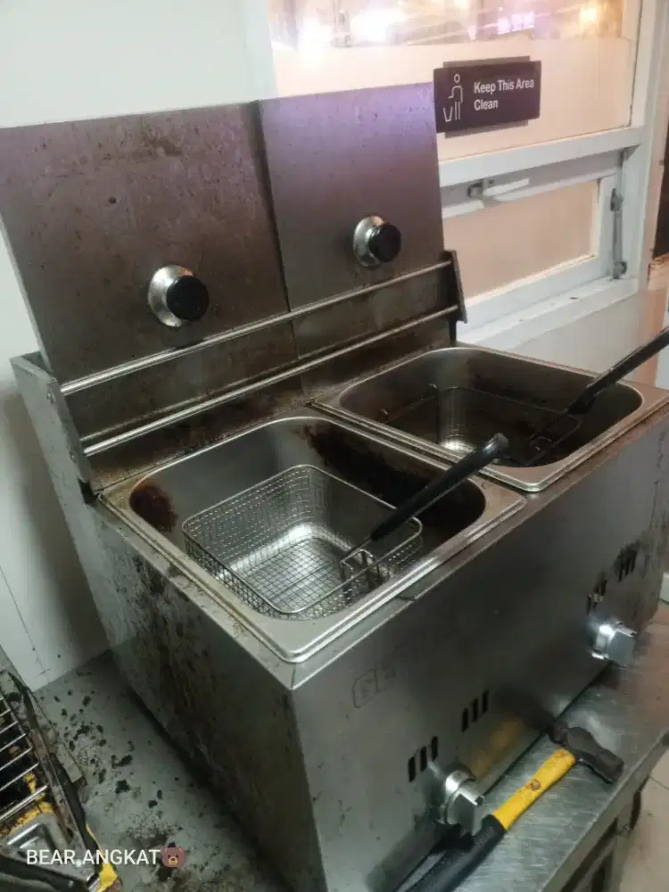 Dijual Deep Fryer 2 tungku getra 6 liter