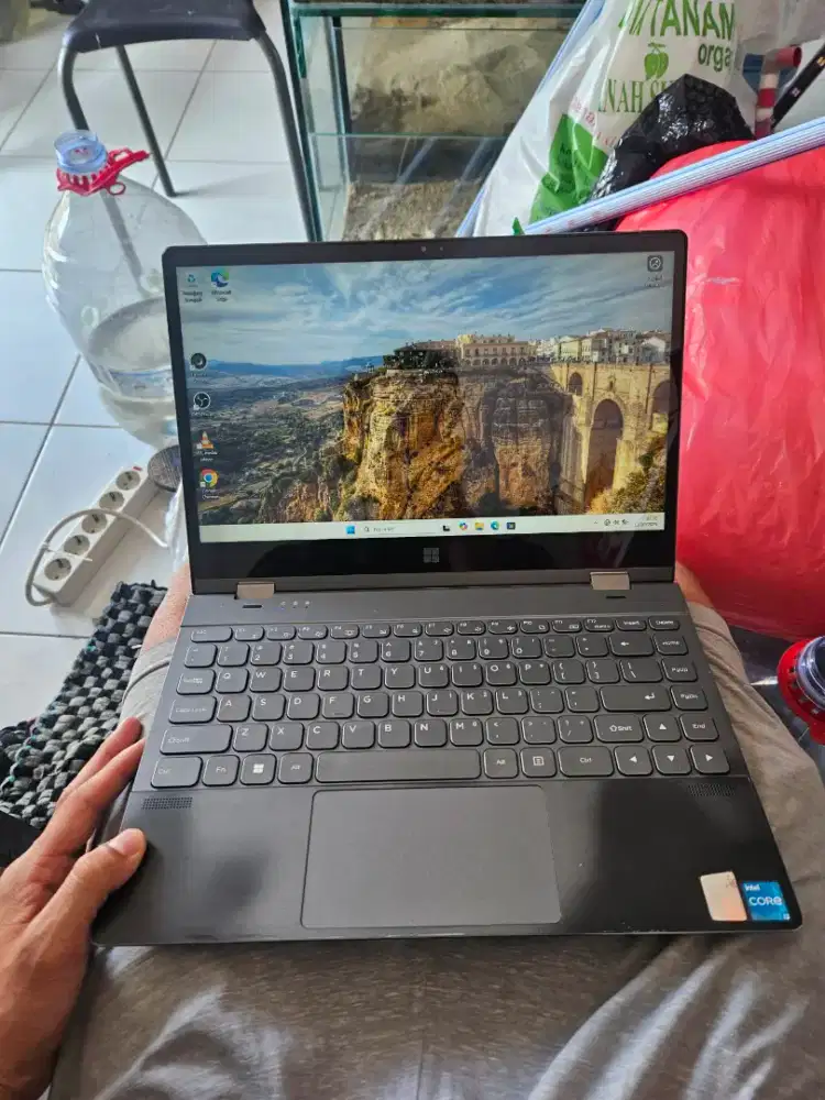 Laptop kuliah kerja 360 touchscreen desain gaming intel i3 gen 11