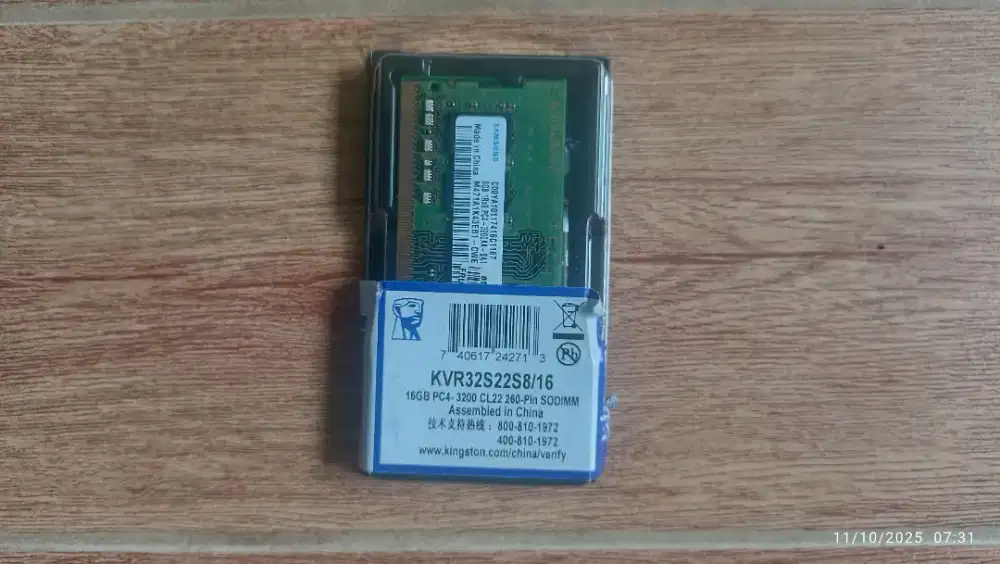 RAM SODIMM LAPTOP Samsung 8GB