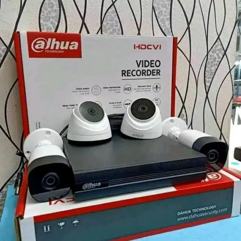 PAKET KOMPLIT CCTV DAHUA BERIKUT PEMASANGAN MURAH