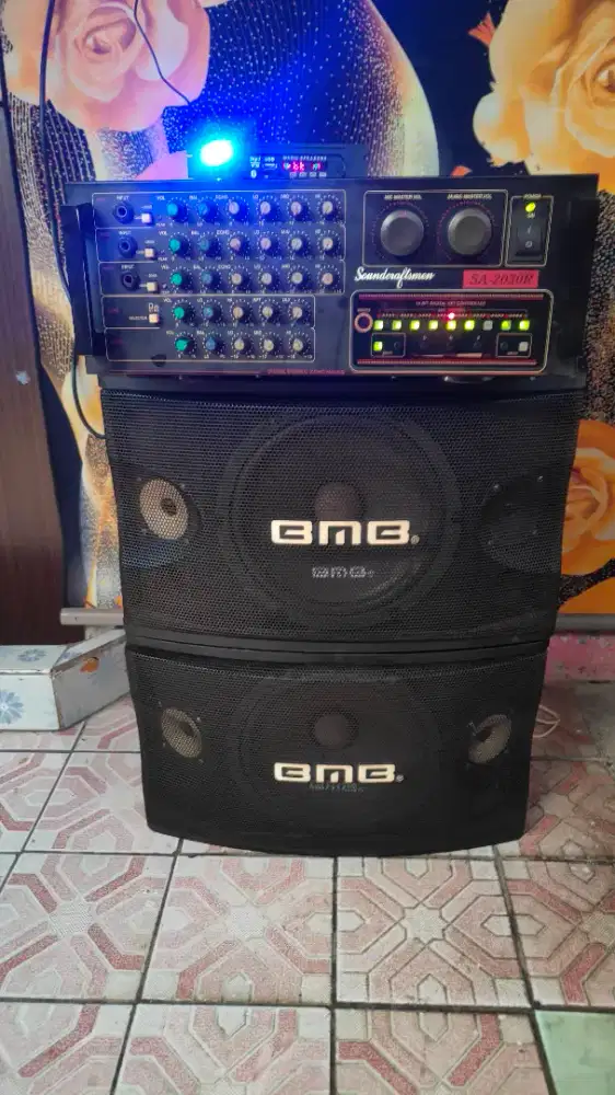 Salon BMB 10 inci vs ampli soundcrafsmen blutut