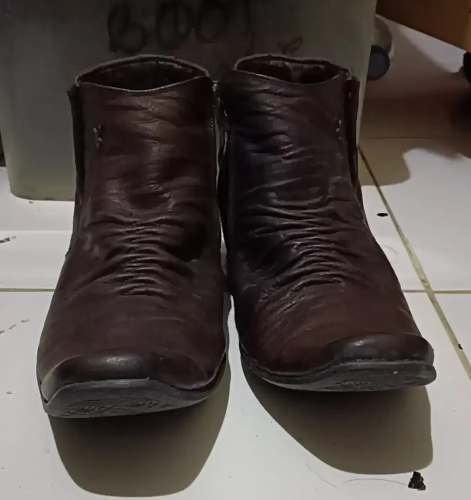 Sepatu formal kulit boot playboy second