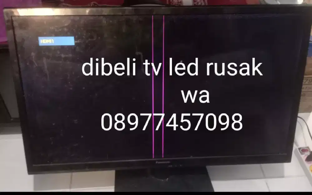 Tv led rusak dibeli