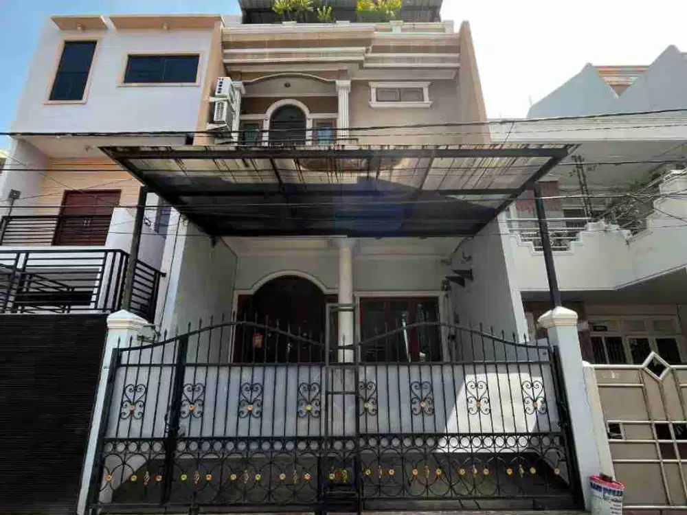 rumah 3 lantai di danau indah  sunter jakarta utara