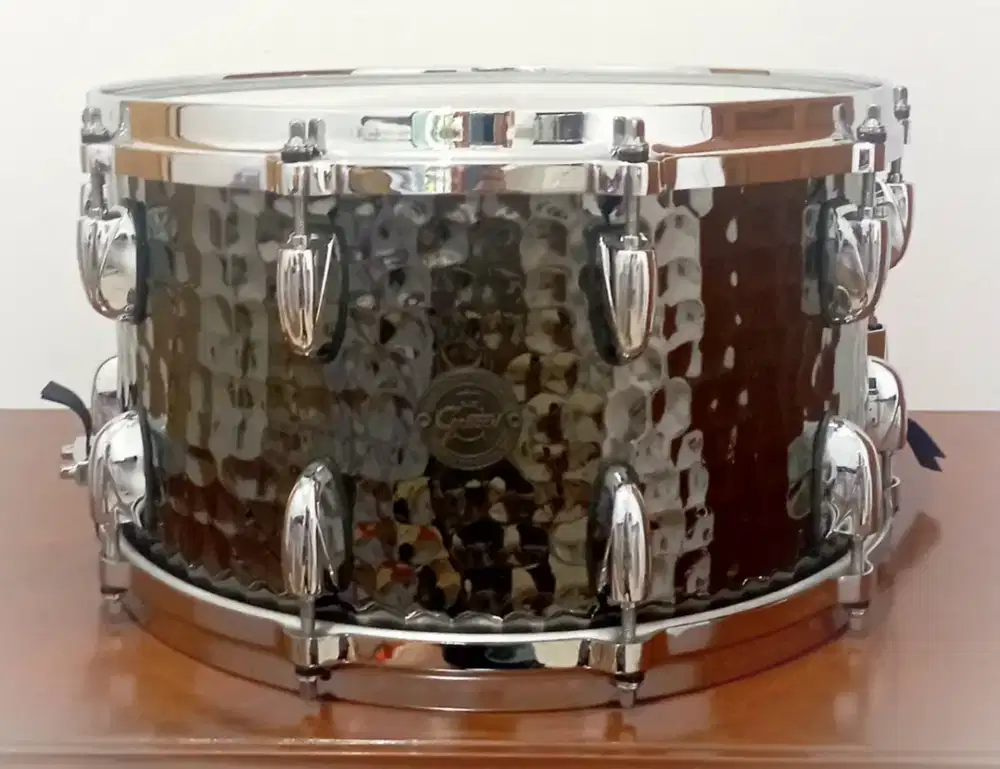 Snare Gretsch BSH Hammered Black Steel14x8