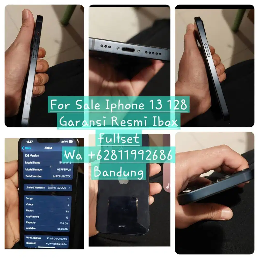 Iphone 13 128Gb Garansi Resmi Ibox