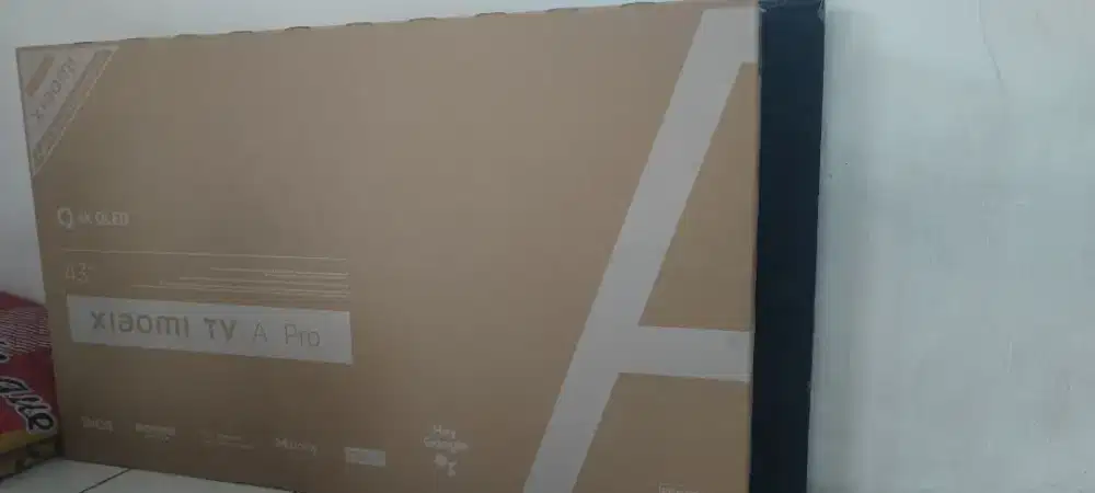 XIAOMI GOOGLE TV A PRO 434K Ultra HD Dolby Audio kondisi masih mulus