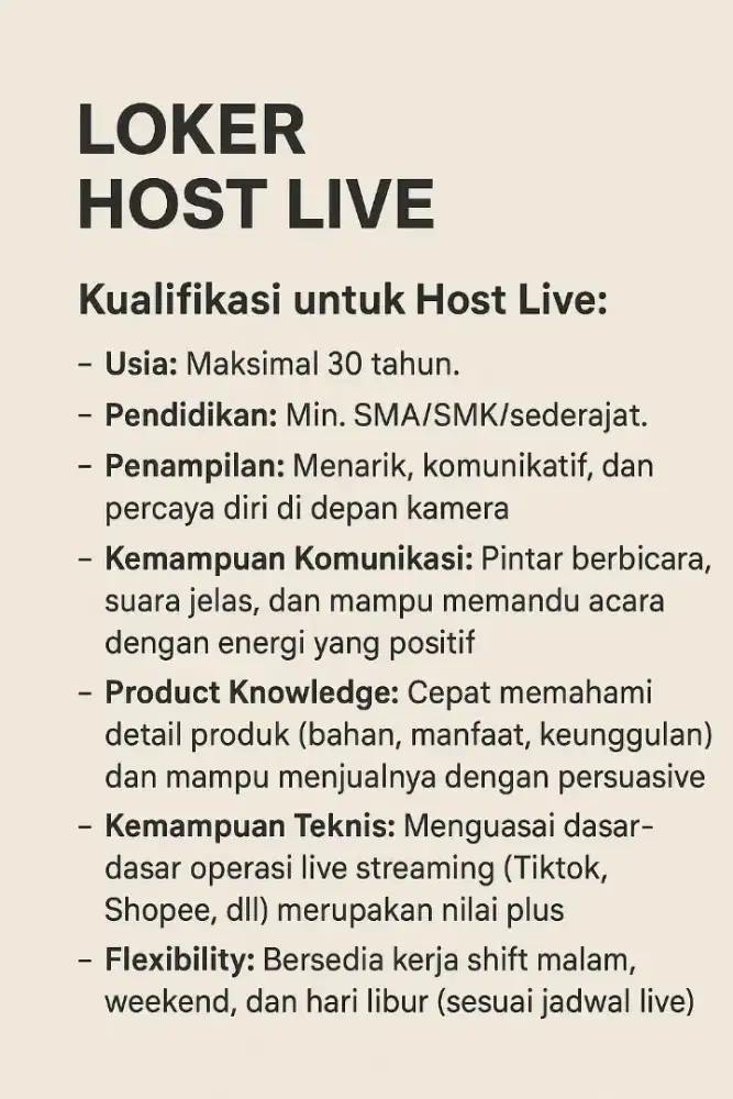 Host live online