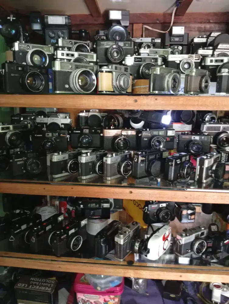 Jual borongan kamera analog berbagai type ada merk
