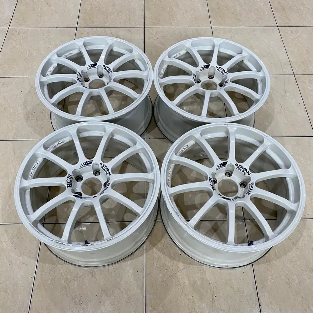 Japan Advan Yokohama RC3 Ring 17 5x114 5x112 Velg Original Jepang R17