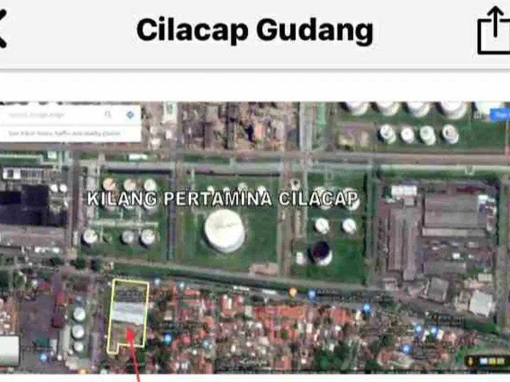Disewakan gudang banjaran donan cilacap