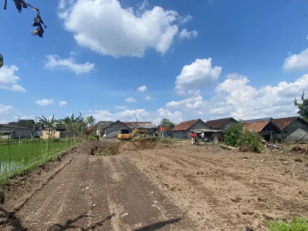 Lokasi Private View Sawah dan Gunung