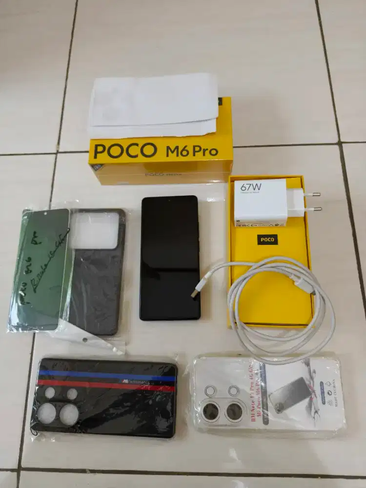 Dijual poco m6 pro 8/256 fulset, mulus, terawat, banyak bonusnya