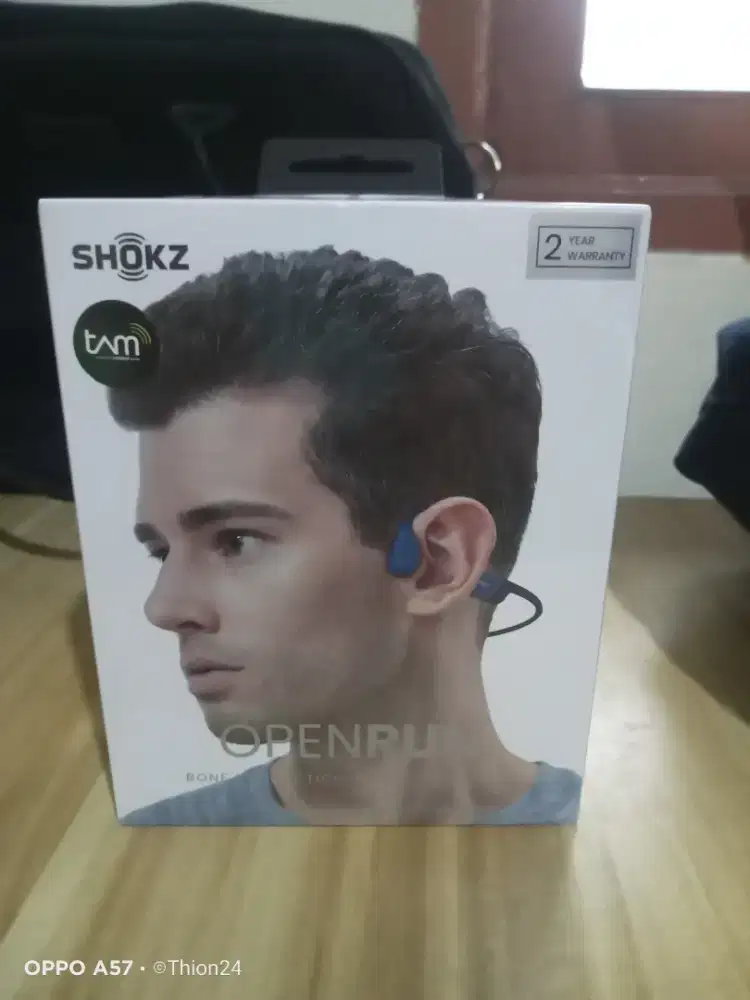 Headset bluetotoh open run shokz