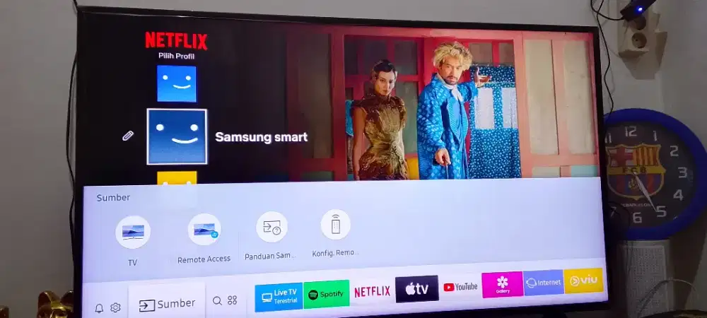 Samsung smart TV 43inc mulus terawat