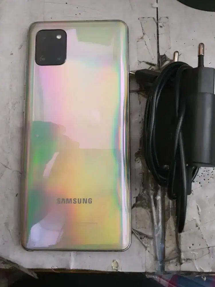 Samsung note 10 lite 8/128 Resmi masih bgus touch retak lcd aman BS TT