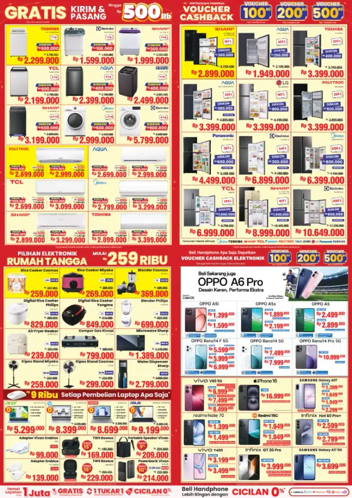 BELI AC POLYTRON BISA BERKESEMPATAN DAPAT MOTOR LISTRIK