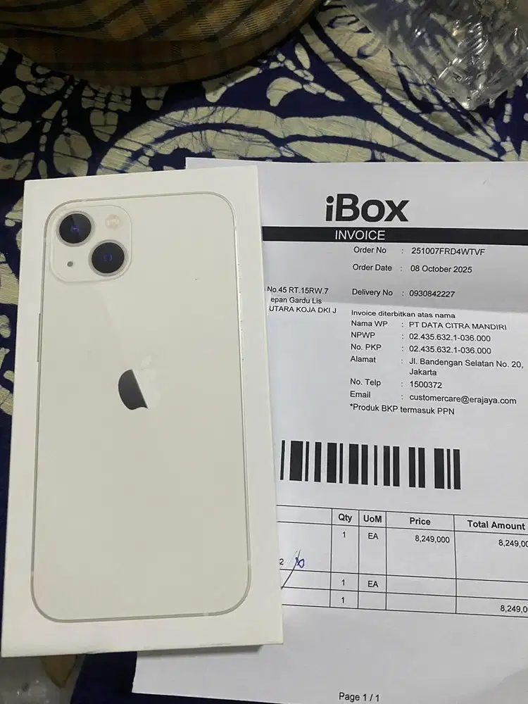 Ip 13 ibox 128 baru