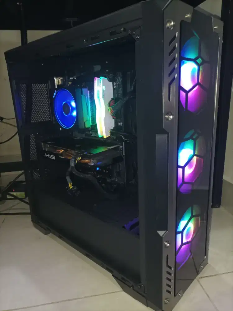 PC AMD RYZEN 5 5500 VGA RX 580 RAM 16GB