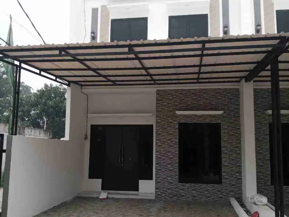 rumah 2 lantai siap huni akses mobil, dapat hadiah motor booking 5 juta free biaya biaya