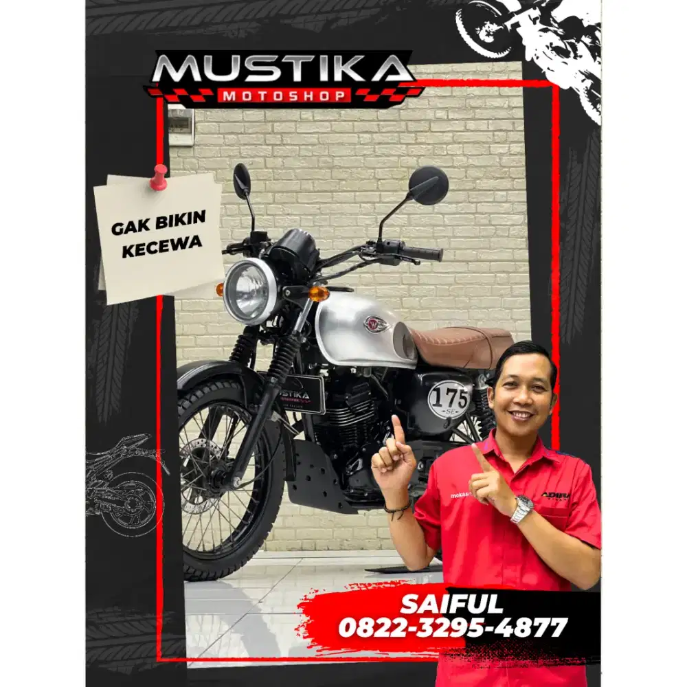 Perfect Condition!!Kawasaki W175 SE 2018 N Asli Murah Mulus-Mustika