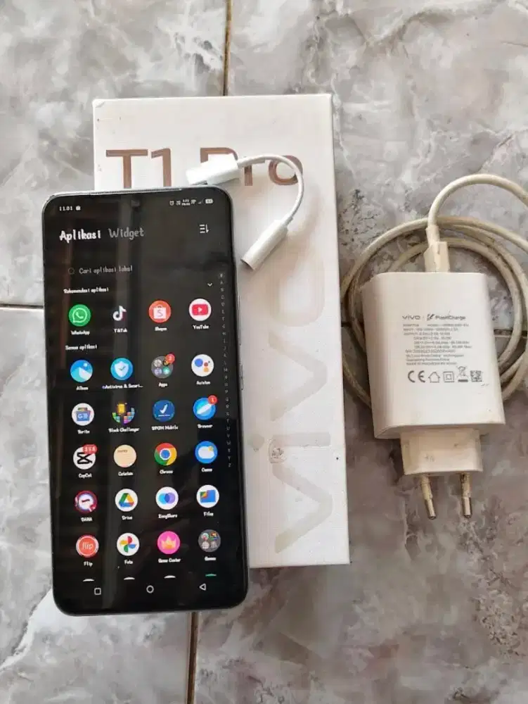 Jual Vivo T1 Pro Seri Tertinggi Mulus Fullset Like New