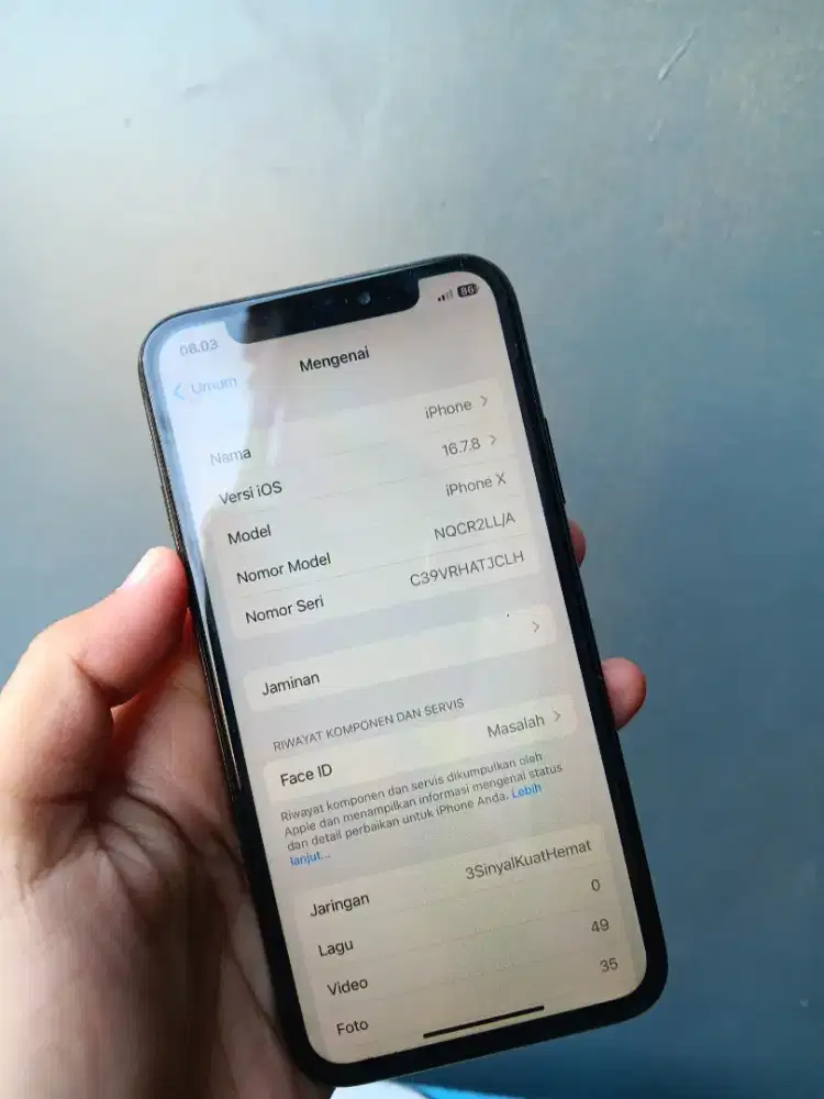 Iphone x 64 hp dus casan