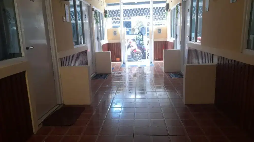 dijual kosan 7 pintu  baru selesai renovasi,