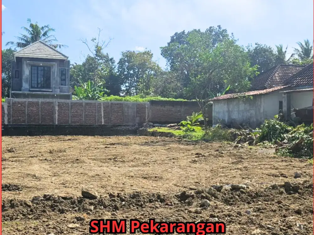 Jual Tanah Investasi Area Gamping Sleman Siap AJB SHM Pekarangan