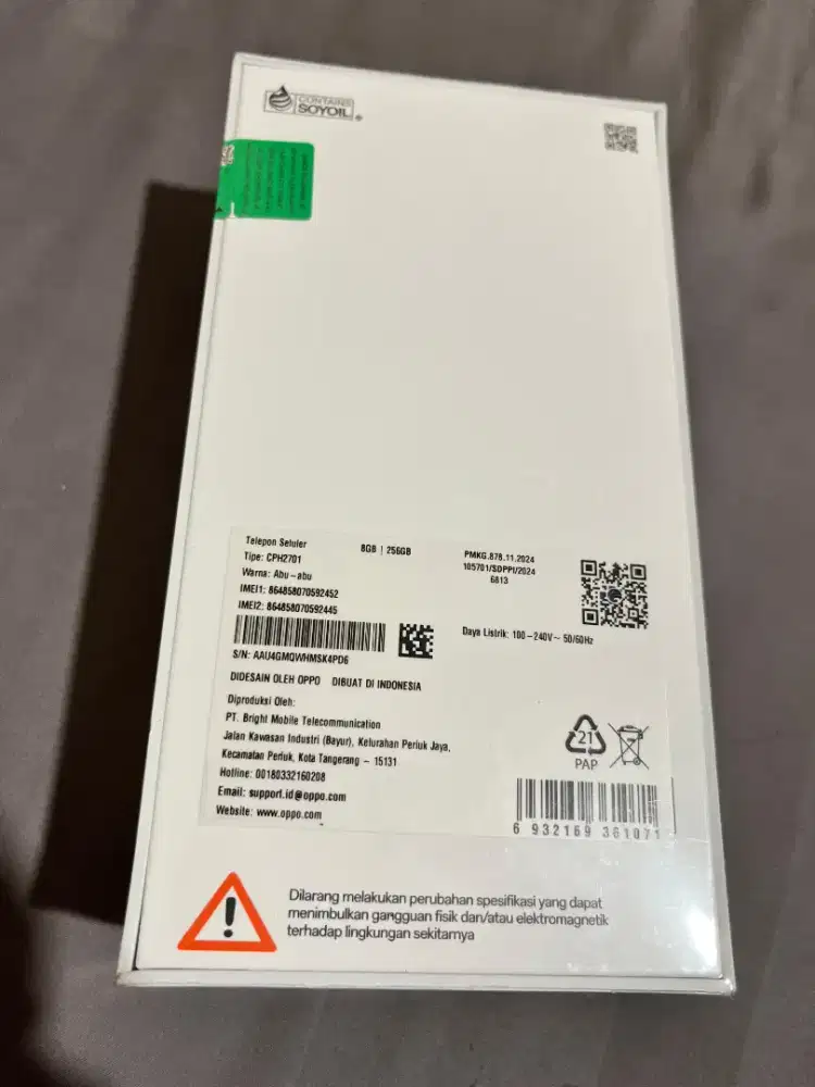 Di jual hp baru oppo reno 13f 8gb 256gb