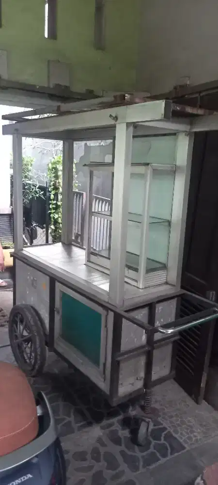 Dijual gerobak bekas burger