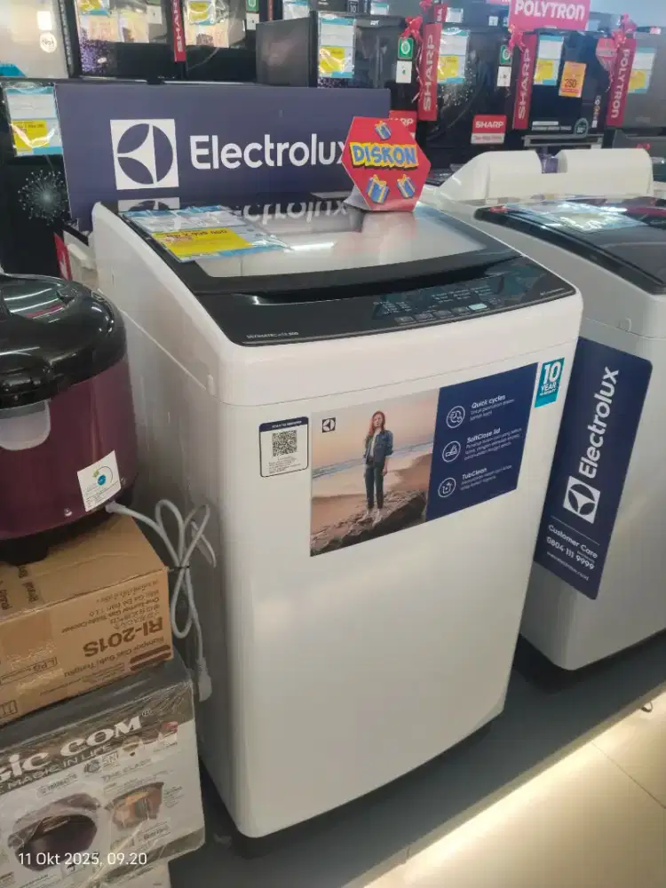 Mesin cuci Electrolux, Cicilan murah tanpa DP, syarat cukup KTP saja