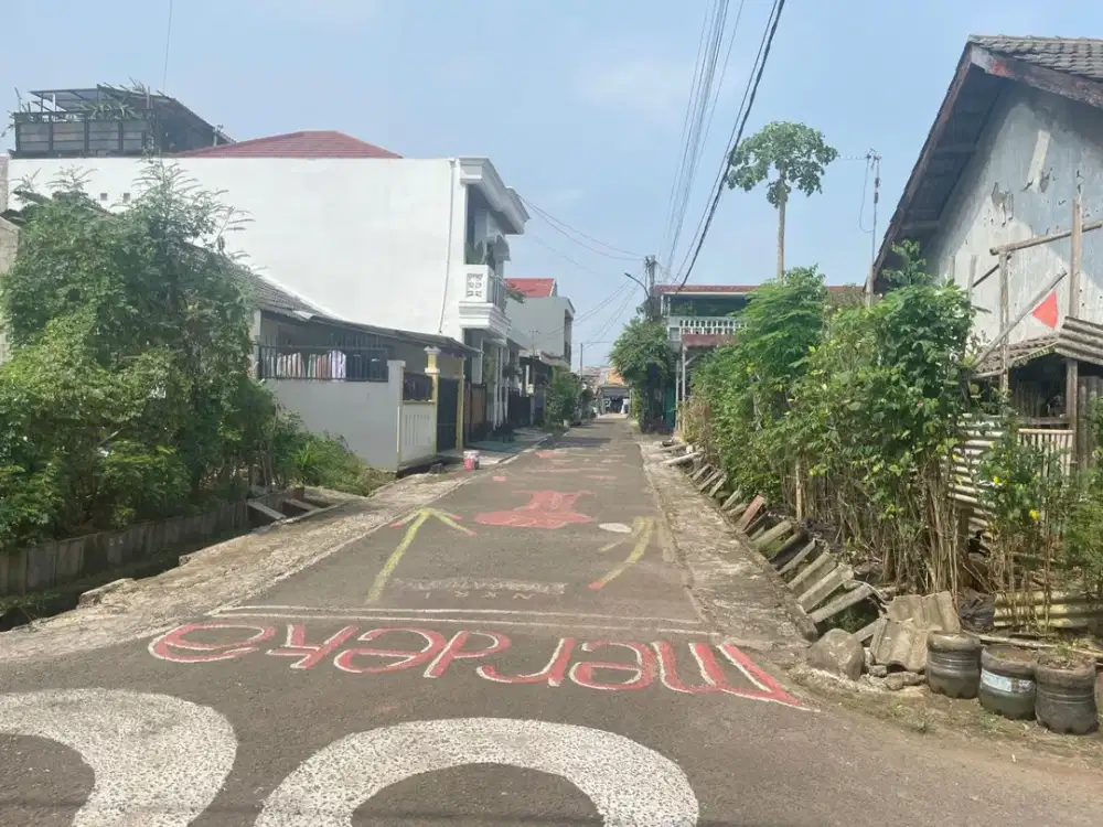 Tanah Kavling Didalam Perumahan Griya Kencana 10 Menit Stasiun Cilebut Legalitas SHM
