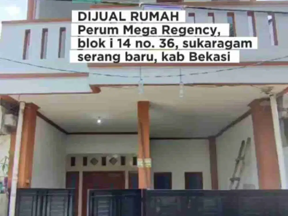 Rumah mewah dua lantai full Mega regency ciakrang