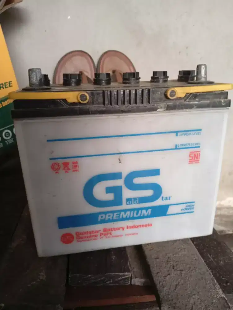 Di jual aki merk GS pakaian 2 Tahun