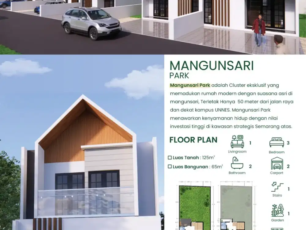 Cluster Ekslusif dan Modern (Mangunsari Park Dekat UNNES)