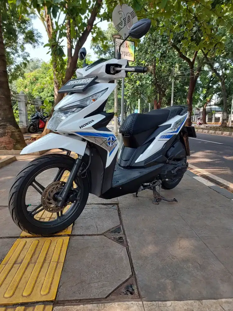 DIJUAL CASH HONDA BEAT ECO CBS FI THN 2017 PAJAK IDUP SIAP PAKAI