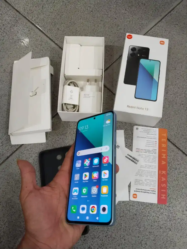 Redmi Note 13 ram 8/128 seken murah dan lengkap
