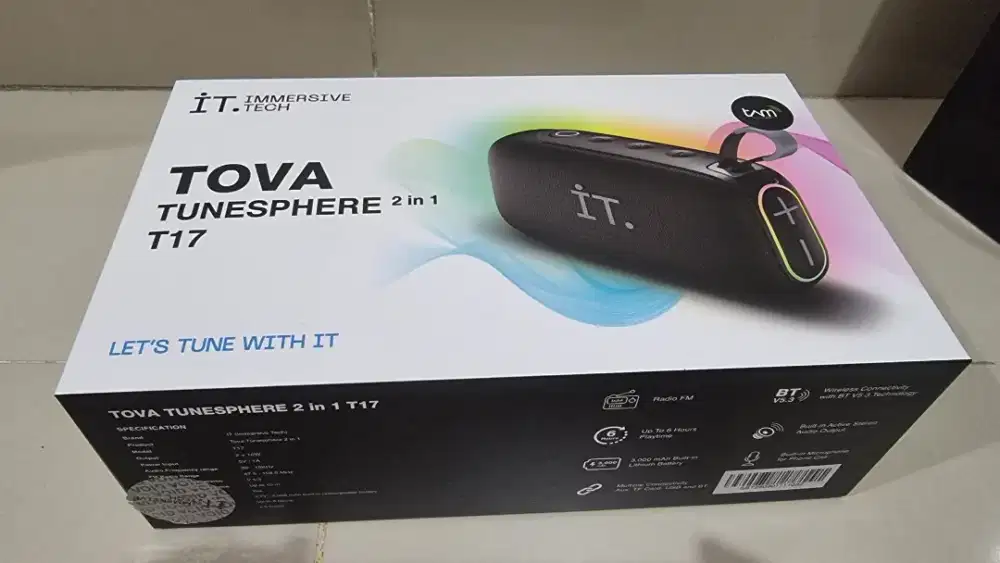 Speaker Tova Tune sphere 2 in 1