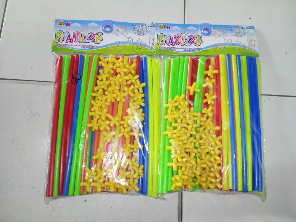 Mainan Anak Pipa Puzzle