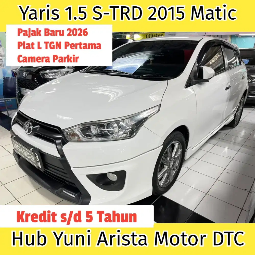 Yaris 1.5 TRD Sportivo Matic L/1 Pjk2026 Sangat Terawat Warna Favorit