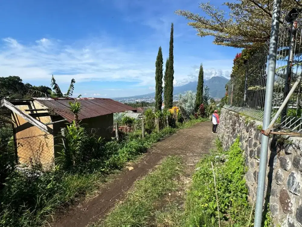 Tanah Pekarangan Area Vila kebun Kota Wisata Batu