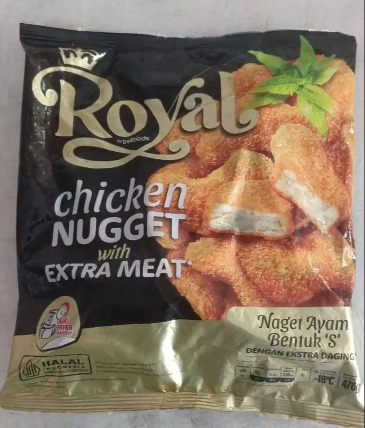 Belfoods Royal Nugget Drummies, Stik, Bentuk S 470 Gram Harga Obral