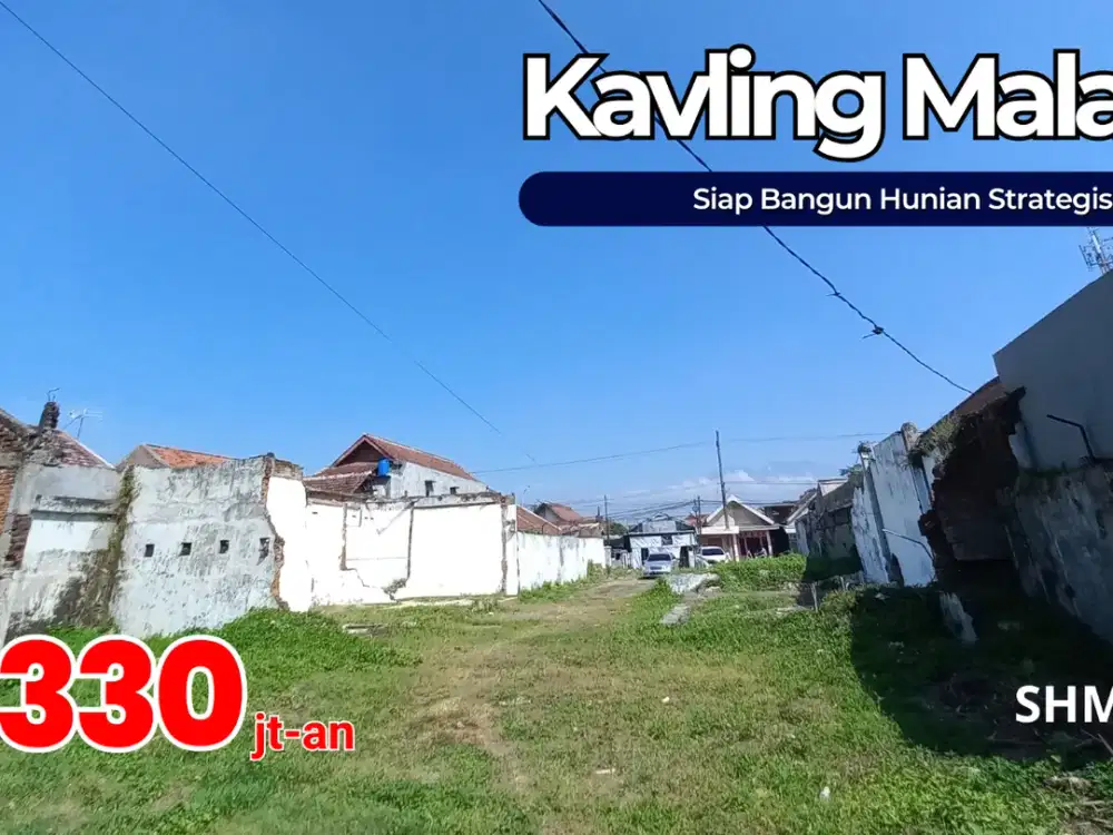 Tanah Pinggir Jalan Bumiayu Malang Siap Balik Nama
